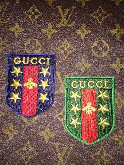 gucci logo iron on patch